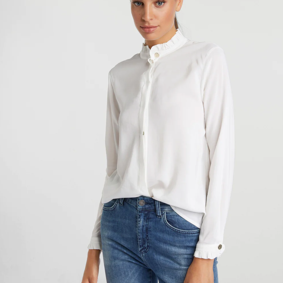 deres デレス silk denim pants 16th 白 deres 16th collection silk denim pant deres デレス silk denim