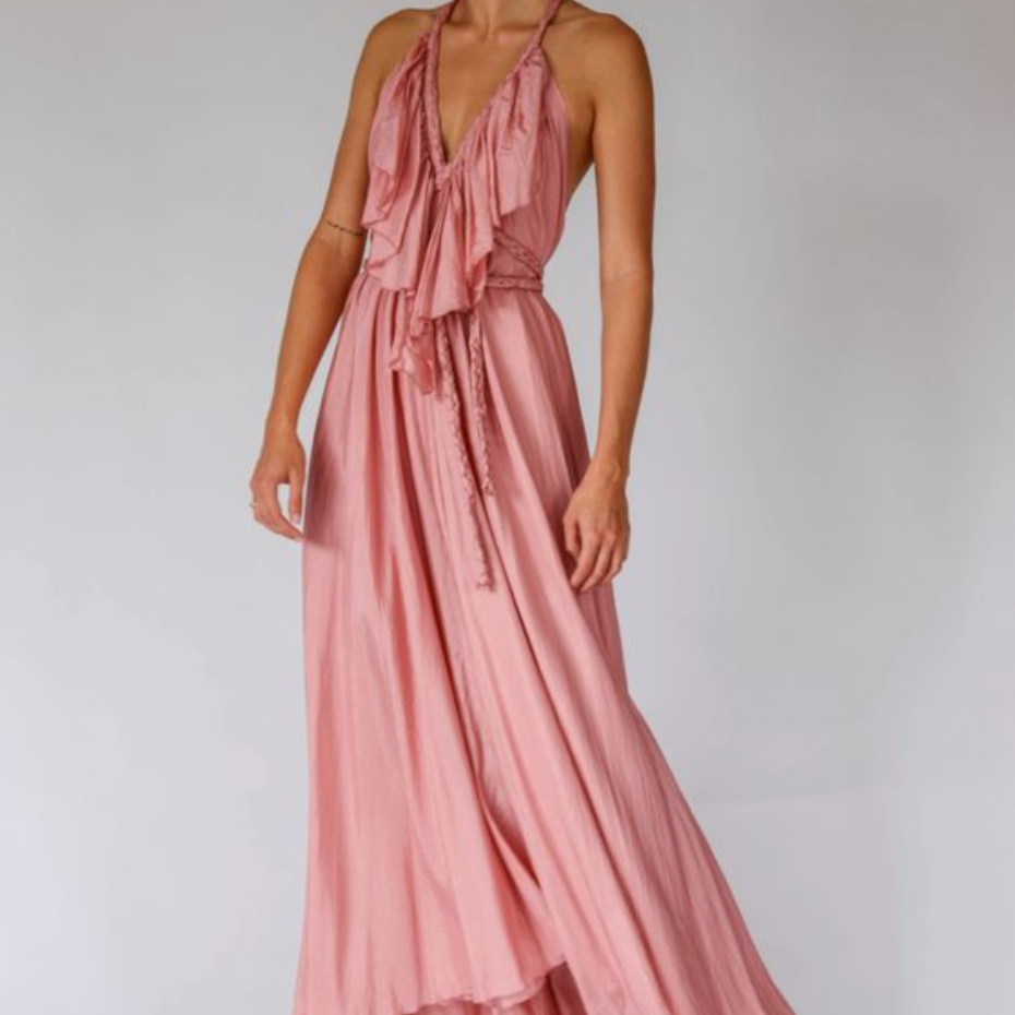lisa brown silk dress Lisa Brown Poppy Dress Elementbytalia.com