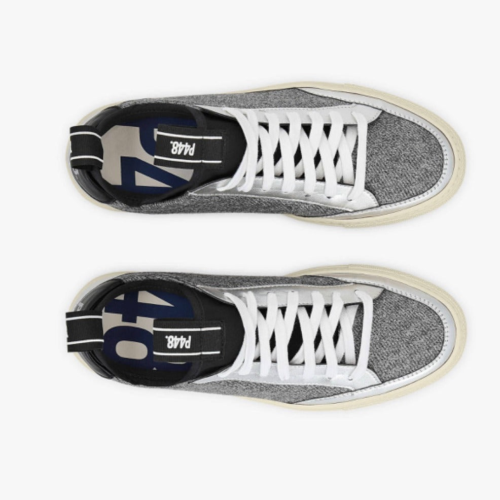 P448 Soho Sock Vegan Grey Sneaker –