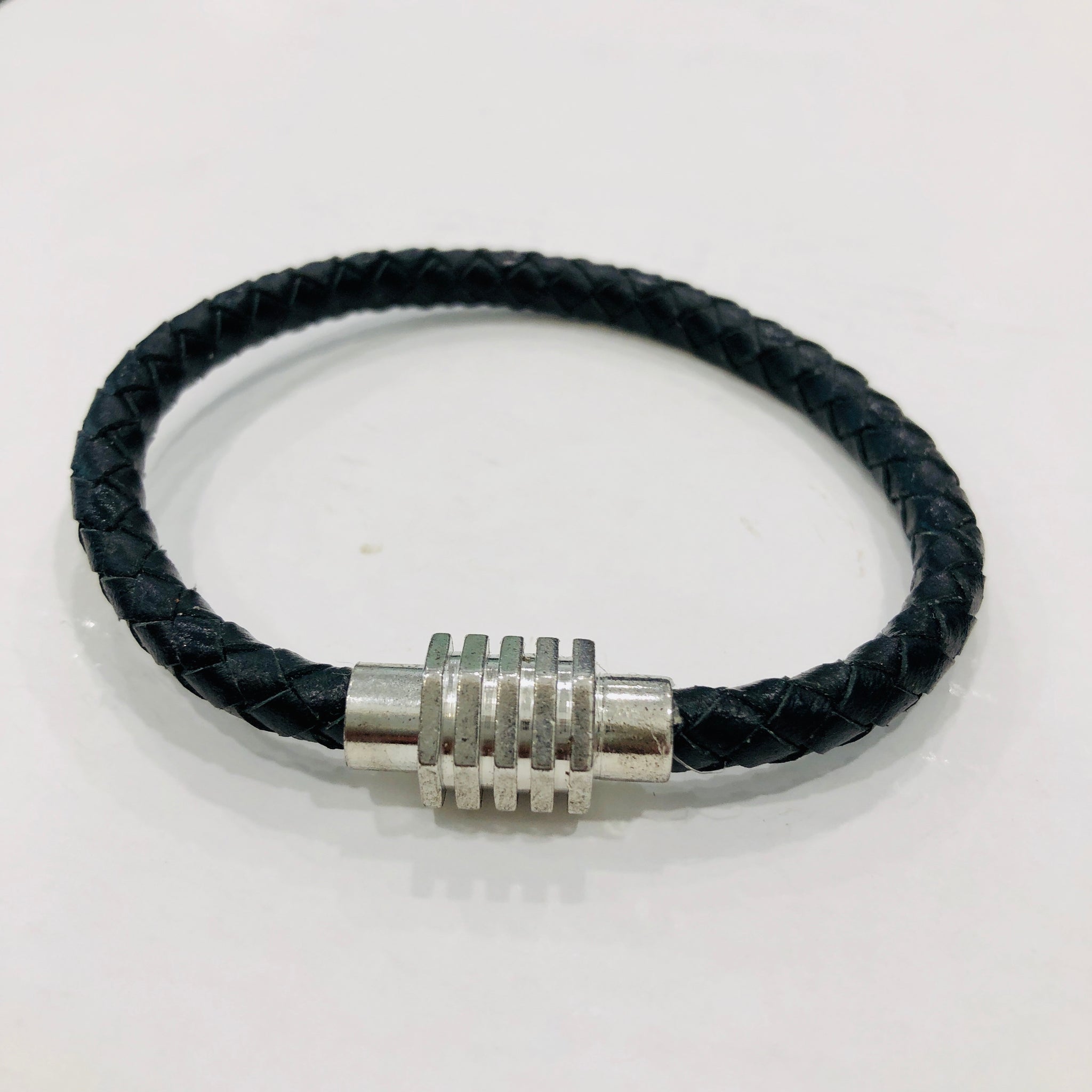 TM. Leather Plait Bracelet