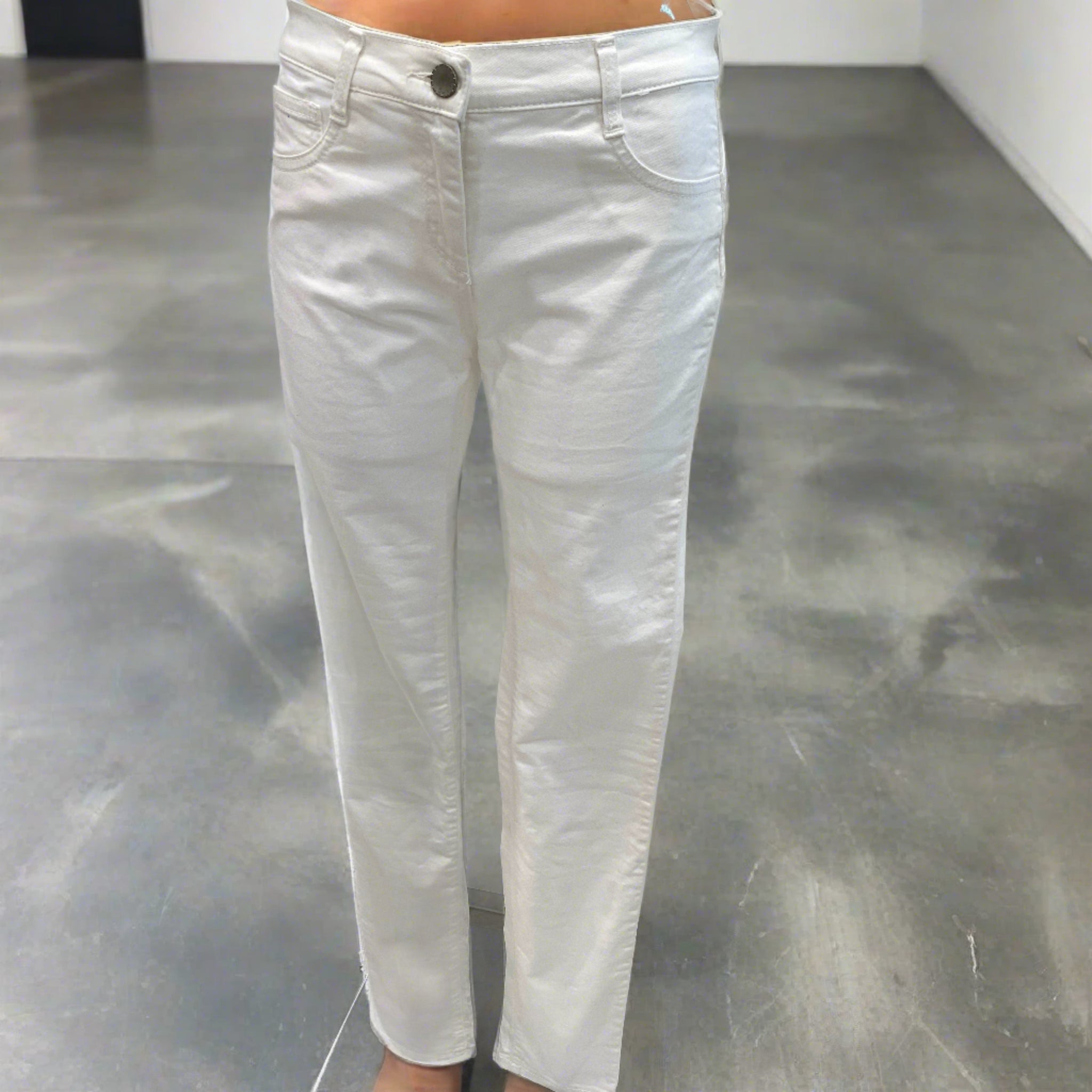 Twin-Set White Stretch Jean
