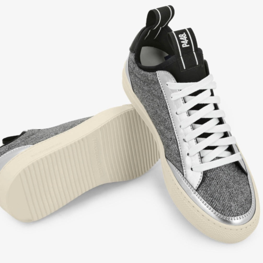 P448 Soho Sock Vegan Grey Sneaker