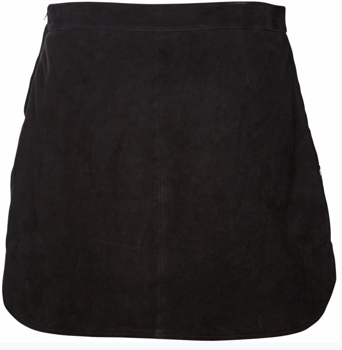 NÜ Black Suede Stud Skirt